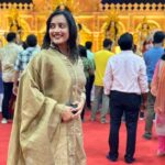Amika Shail Instagram - Sabko maha Nabami ki shubhkamnaye ❤️ #durgapuja . . . #AmikaShail #nabami #pujo #festiveseason #bengali #durga