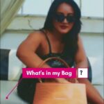 Amika Shail Instagram - What's in your bag ?? 🛍️ @linoperros bag carry half of my home. What about you. 😍 . . #AmikaShail #linoperros #reels #trending #explorepage✨