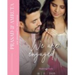 Amruta Deshmukh Instagram – We’re Engaged! ♥️ 💍
We are officially nominating each other as permanent team members and we are ready to face any tasks that come our way..♾️♥️
•
•
#Engaged #ForeverTogether #18November❤️ 
•
Photos by: @shrutisbagwe 
Hair and MUA: @saurabh_kapade 
Prasad’s styling by: @tanmay_jangam
Prasad’s outfit: @cottoncottageindia 
Amruta’s Outfit: @zara Mumbai, Maharashtra