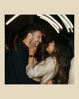 Amruta Deshmukh Instagram - Dancing our way to forever ♾️ ✨❤️
•
•
Pictures by: @surajpatel.in 
Hair and MUA: @swatighodke_mua_official 
Outfits by: @suvidhafashion 
Styled by: @tanmay_jangam 
Jewellery by: @jizajewellerystudio