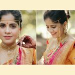 Amruta Deshmukh Instagram - “This day beats inside me like a second heart.” ❤️ स्पेशल पोस्ट for स्पेशल नाजूक मुंडावळ्या ! Thank You @tanuleecreations for these ✨😍 • Pictures by: @surajpatel.in MUA: @saurabh_kapade Hair by : @nilampatel12 Amruta’s outfit: customised blouse by : @nishfash_design_studio Jewellery by: @jizajewellerystudio Gold necklace by: @albadiajewelry Mehendi by: @kkanchan_mehendi_ Nails by: @maytri_nails_pune Venue: Nature Fun Resort, Kalote.