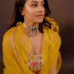 Anita Hassanandani Instagram - 🥭 Outfit by my lovely @komalraghanimukhi @komalraghani MakeUpandHair @ojasrajani Jewelery @curiocottagejewelry 📸 @ravii_dixit