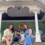 Anita Hassanandani Instagram - Life with kids is all bout reliving your childhood with them! All things I didn’t do then fulfilling now Making best memories @imagicaaworld with my favs @rishaantejwaney @poojatejwani88 @aaravvreddy @kavitahassanandani Thank you for a fab stay @novotelimagicaa