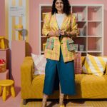 Anshula Kapoor Instagram - Celebrating my love for @ikea.india at the IKEA ICONIC event in Mumbai. Launched the amazing new collection with the fantastic team and what a blast this event was! Here's to many more years of beautiful designs and amazing products. P.S. IKEA and I were colour-coordinating at the event! #IKEAICONIC #IKEA80 #IKEAINDIA