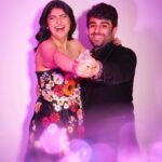 Anshula Kapoor Instagram - Forever smiling my biggest “where them eyes at” smile when he’s around 💖🦋 #WeBeGoofballs