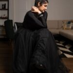 Anshula Kapoor Instagram - Can you tell black is my favorite colour? 🖤 Styled by @shereenlovebug Style team @jahnavi.kothari Hair by @ruchithakur.5 Makeup by @goldandglittr Bodysuit: @shopmonokrom Skirt: @brindasneha Jewellery : @amrapalijewels Photographed by @sunnychothaniphotography Managed by @niharika_bhanushali