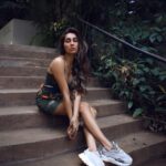 Anusha Dandekar Instagram - You can never lose yourself coz a better YOU is coming through… believe it💚 Createdwithadidas #adidasxIVYPARK #PARKTRAIL @adidasindia @adidasOriginals @weareivypark Photographer: @shruu_t Outfit head to toe: @weareivypark Hair: @nidapatel @watercoloursalon H&M assisted by: @mithun.gole