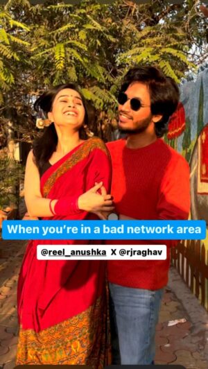 Anushka Kaushik Instagram - Breakup day man Gaya 😢

#rjraghav #reels #kahanisuno #contentcreator #comedy #trending #relatable