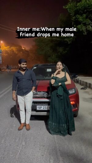 Anushka Kaushik Instagram - Friend having car >>>> boy friend 
.
.
.
.
.
.
#boyfriend #boyfriendmemes #bestfriendgoals #friendswithbenefits #bestfriendsforever #drive #driving #longdrive #haryanvi #haryanvisong #indianweddings #bigfatindianwedding #weddingoutfit #ootdindia #weddingreels #anushkakaushik