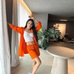 Anushka Kaushik Instagram - Tangy orange flavor😋🍊 . 👗: @zaamo.official 🧡 & @overdoseclubindia 🍑 📸: @priyammbajaj 😗 . . . #pose #posing #poses #failed #newpost #posting #carousel #outfitideas #ootd #ootdfashion #fashionstyle