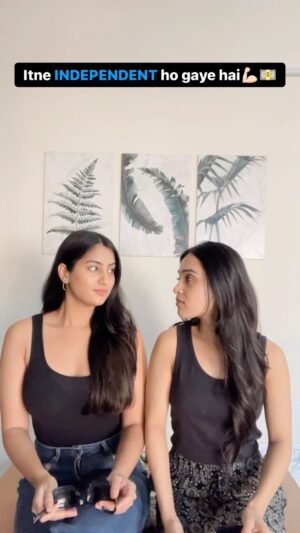 Anushka Kaushik Instagram - Ab kisko blame Kare hum @reel_anushka 😂💪🏻 

#reelsinstagram #independent #girlpower  #relatable #trending