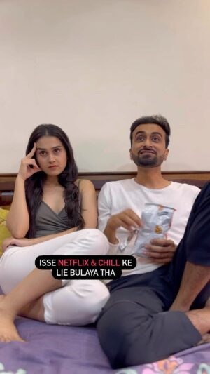 Anushka Kaushik Instagram - He: ‘baapuu ji’ >>>>>>>‘babita ji’😓😓
.
.
.
#tmkoc #tarakmehta #tarakmehtakaultachashma #netflixandchill #netflix #chillin #chillvibes #boyfriendmemes #boyfriends #crazyboy #anushkakaushik