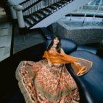 Aparna Dixit Instagram - There’s something about a good Indian lehenga, do you agree? Shoot concept & creative Direction: @thebridesofindia @mansidhanak Makeup products: @Nourrbymallikabhat Hair by: @makeupbypompy Makeup by: @mallika_bhat Outfit: @rockystarofficial Jewellery: @rimayuO7 Production: @mansidhanak @vinavb @mehtaakshit @revurgeofficial Location: @westinmumbaipowai Photography by : @seventybytwo On set styling: @stylebysugandhasood @micu_28_ #TheBridesOfIndia 💗🧿