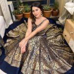 Aparna Dixit Instagram - Ohh so pretty!! . Wearing @datetheramp Styled by @yourstylistforever Jewellery @miranabymegha HMU @makeupstorybyroma