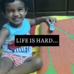 Archana Chandhoke Instagram - This is for all those of u who needed to hear this today ❤️ Life is a roller coaster ride, let’s face it with a smile anyway - it just makes it more easier and more beautiful 😻 #motivation #love #baby #positivity #family #positivevibes #thoughtfortheday Chennai, India