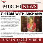 Archana Chandhoke Instagram - அட்டகாசமா அமர்க்களமா அர்ச்சனா பண்ற ஷோவ இனி நம்ம மதுரையில தினமும் கேளுங்க....7-11 show with Archana....only on 98.3 mirchi...idhu semma hot machi! #madurai #maduraikaran #madurai360 #archana #vjarchana #mirchitamil #mirchiplus