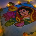 Archana Padhi Instagram - Happy diwali ❤️…… Diwali aur mere RANGOLI wale souk🙈 Costume by @crystalposhboutique ❤️…really amazing ❣️