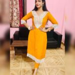 Archana Padhi Instagram - Simple💛 Designed by @jsr_stylista