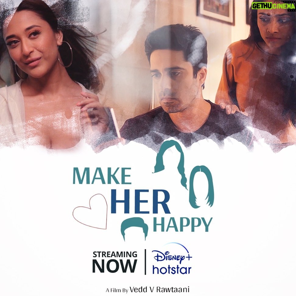 Ariah Agarwal Instagram - Hey ❤️ Give me 10 mins of your life to be entertained! 🥳 Watch ‘Make Her Happy’ on @disneyplushotstar Link on my story! . . . Give some love to your girl 🥰