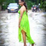 Ariyana Glory Instagram - 💚 Costume @firoz_design_studio 📸 @naveen_photography_official