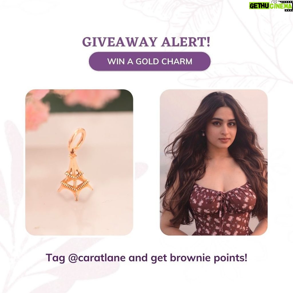 Ayesha Khan Instagram - GIVEAWAY Alert!! ⚠️ Fill in the blank and win a gold charm 💜 I would #GiftACaratLane to ______ RULES 👇🏻 1. Follow @ayeshaakhan_official & @caratlane 2. Use #giftacaratlane and tag @caratlane with your answer below 👇🏼 3. Tag 3 friends in the comments, and make sure they follow both pages (Brownie points if you share and tag us) ONE LUCKY WINNER WILL GET A STUNNING GOLD CHARM 💜🦄 . . . . . . . . . . . #KhulKeKaroExpress #giveaway #giveawayindia #giveawaycontest #giveawayalert #giveawaytime #ad