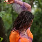 Barkha Singh Instagram - Singh-ing in the rain 🎵 📸 @aishwaryaa.nayak HMU @taskeen_c Styled by @shwetaputhhran Wearing @chambrayandco At @machanresorts #rains #monsoon #dancingintherain