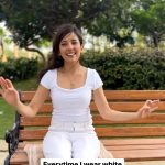 Barkha Singh Instagram - Wait for the end 😅😂 #whiteoutfit #funnyvideo #lol #MeGustas