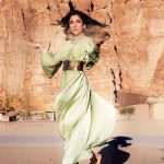 Barkha Singh Instagram - Because #DubaiBling went to #AlUla too 😂😝🤌🏼✨ Before you ask here are the outfit deets: Image 3 (teal dress) @houseoffett Image 4 (light green dress) @kina.label and jewels by @rubans.in Image 5 #coordset from @maisolos.world Image 6 red checkered jacket @apara.in 📸 @flashstudiosofficial At @experiencealula Styled by @aesana0710 #photodump #travelwithB #Staystylish