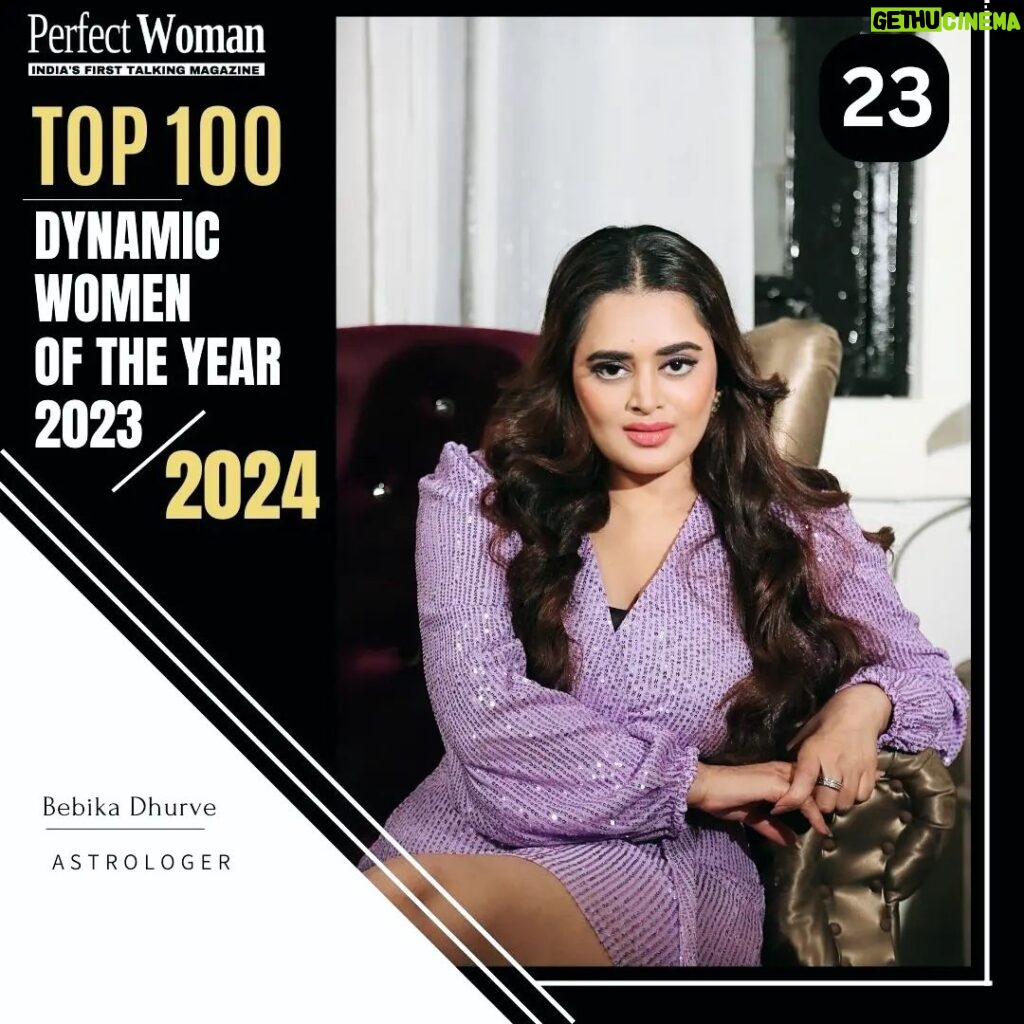 Bebika Dhurve Instagram - Top 100 International Iconic Woman of the year 2023-2024 @bebika.dhurve #perfectwomamagazine #perfectachieversawards #top100 #iconicwoman #perfectwomanteam #perfectwomanmagazineofficial #perfectacheiveraward #womanempowerment #dynamicwomen