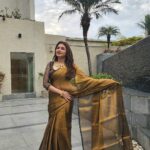 Bhagyashree Instagram – Sunhere pal !

Stylist – @roshni0819
Outfit – @hutsandlooms 
#saree #sari #shinebright #bebeautiful
#sareelove #traditional #lovethelook #beyourownkindofbeautiful