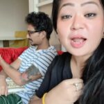 Bharti Singh Instagram - Mere babu ne😍❤️ @haarshlimbachiyaa30 ❤️🧿🤗