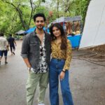 Bhavika Sharma Instagram - Hope you’ll like how ishaan met savi🫶🏻 Want to see more BTS? STAY TUNED !! #ghkkpm #bts