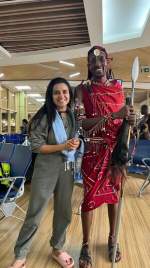 Bhavini Purohit Instagram - Exploring Nairobi with @indigo.6e 
.
#influencer #couplegoals #nairobi #travel #kenya #magicalkenya #traveller #africa #travelgram #trending #airlines #bhavinipurohit