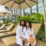 Bhavini Purohit Instagram – Live for the moments you can’t put into words 🫶🏻 @dhavalmavreck 
.
Location : @radissonbluhotelspanashik , Nashik
.
#influencer #couple #couplegoals #babe #love #travel #travelgram #cozy #weather #pooltime #loveislove #trending #bhavinipurohit