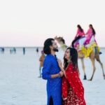 Bhavini Purohit Instagram - 'Tu meri heer, main tera ranjhaa' . . Location: @rannutsav . @gujarattourism . Outfit by : @loveandlabelsbyhemakshii . .#RannKeRang #RannUtsav2022 #RannKiKahaaniya #Gujarat #tourism #gujarattourism #travelcouple #travel #luxurylifestyle #luxury #luxurytravel #travelgram #instagood #whitedesert #desert #india #couplegoals #couple Rann Utsav, Rann Of Kutch