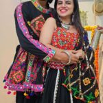 Bhavini Purohit Instagram - 5/9 Navratri fits ! Rate our outfit in comments from 5 🫶🏻 . This Navratri outfits are also available on Rent, for more details DM @loveandlabelsbyhemakshii . My outfit- @loveandlabelsbyhemakshii Dhaval’s Outfit- @loveandlabelsbyhemakshii . My jewellery- @gehnacollections MUH- @pastelpalettes_manali . . #influencer #style #navratri #dandiya #couple #couplegoals #dance #gujju #sunburn #fashionstyle #navratrispecial #designer #outfits #bhavinipurohit