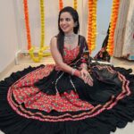 Bhavini Purohit Instagram - 1/9 looks for Navratri- My favourite time of the year is around the corner so styling my fav outfits for y’all 🥁 ❤️ . Outfit- @loveandlabelsbyhemakshii Jewellery- @gehnacollections MUH- @pastelpalettes_manali . ShotBy- @dhavalmavreck . #influencer #makeup #navratri #chaniyacholi #traditional #indianwear #garba #dandiya #makeuplover #trend #bhavinipurohit