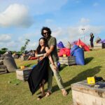 Bhavini Purohit Instagram - Best sunset spot 😍! This was such a unique experience >> wait for the location reveal . To book your beanbags, minimum spend for couple was 1,50,000 IDR . #influencer #bali #travel #sunset #unique #best #couple #couplegoals #crazy #boho Bali