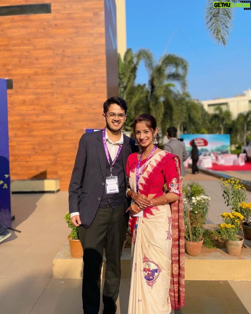 Bhoomika Dash Instagram - 2nd day at @39th_ida_odishastateconference done and dusted ✅ Wearing @divyagna_handloom 🫶✨ Soa Auditorium, Campus -2, Bhubaneswar