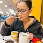 Celesti Bairagey Instagram - Me wondering when do I finish eating the Oreo Frappe and pounce onto the fries🤤 #mcdonalds #foodie #happiness McDonald's