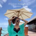 Chestha Bhagat Instagram - It’s a Game changer 🦋 Thankyou all for the lovely wishes ❤️ Heart is full 🤍 #girlsreels #maldives #serenity #naturelovers #selflovejourney #instareels #instgram Maldives