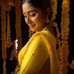 Deepika Venkatachalam Instagram - A Tuscan Gold Dream | Traditional Tamil Hindu Wedding Delight of Deepika Venkatachalam & Raja Vetri Prabhu @deepika_v__ @raja_vetri_prabhu_ Marrying your best friend with the blessed presence of your family, friends and loved ones is one of the greatest gifts two soulmates can ever wish for. Our gorgeous couple Deepika and RVP had a truly divine wedding moment surrounded by their closed ones. Deepika looks like a royal bride in her vibrant yellow saree ensemble curated from 'Saaramati' and 'MAYON by Subhathra Couture'. Her intricate bridal jewelry collection is handpicked from 'Quills and Spills'. The bridal glam and styling for her much awaited D-Day is finessed by MUA Sneha MNJ, Hairstylist Naemat Vanak and assistant MUA Suprajha S Rajan, aligning with the vision of stylist Samiha Iyer. Their summer wedding aesthetic is aced to perfection with the most talented wedding decor delivered by the team at 'Vizha'. Polished in soothing natural hues, the wedding portraits of Deepika and RVP instantly refresh your twisted nerve knots with a strong pop of true love and happiness. Wedding Styling: @stylingbysamiha Make Up: @snehamnj Hair: @hair_by_naemat Jewellery: @quillsspills Blouse: @mayon_by_subhathracouture Decor: @vizhamedai Bangles : @narpavi_kraftz #sonyalphain #sonyindiaofficial #createwithsony @sonyalphain #RnD #RVPxDeeps #chennaiwedding #weddingday #traditional #tamilwedding #couplegoals #southindianwedding #coupleportraits #weddingphotography #photographyinspirations #couplepics #happycouple #weddingtrends #weddinginspirations #weddingideas #topweddings #weddingphotography #coupleposes #weva Chennai, India