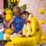Deepika Venkatachalam Instagram - A Tuscan Gold Dream | Traditional Tamil Hindu Wedding Delight of Deepika Venkatachalam & Raja Vetri Prabhu @deepika_v__ @raja_vetri_prabhu_ Marrying your best friend with the blessed presence of your family, friends and loved ones is one of the greatest gifts two soulmates can ever wish for. Our gorgeous couple Deepika and RVP had a truly divine wedding moment surrounded by their closed ones. Deepika looks like a royal bride in her vibrant yellow saree ensemble curated from 'Saaramati' and 'MAYON by Subhathra Couture'. Her intricate bridal jewelry collection is handpicked from 'Quills and Spills'. The bridal glam and styling for her much awaited D-Day is finessed by MUA Sneha MNJ, Hairstylist Naemat Vanak and assistant MUA Suprajha S Rajan, aligning with the vision of stylist Samiha Iyer. Their summer wedding aesthetic is aced to perfection with the most talented wedding decor delivered by the team at 'Vizha'. Polished in soothing natural hues, the wedding portraits of Deepika and RVP instantly refresh your twisted nerve knots with a strong pop of true love and happiness. Wedding Styling: @stylingbysamiha Make Up: @snehamnj Hair: @hair_by_naemat Jewellery: @quillsspills Blouse: @mayon_by_subhathracouture Decor: @vizhamedai Bangles : @narpavi_kraftz #sonyalphain #sonyindiaofficial #createwithsony @sonyalphain #RnD #RVPxDeeps #chennaiwedding #weddingday #traditional #tamilwedding #couplegoals #southindianwedding #coupleportraits #weddingphotography #photographyinspirations #couplepics #happycouple #weddingtrends #weddinginspirations #weddingideas #topweddings #weddingphotography #coupleposes #weva Chennai, India