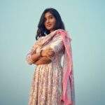 Deepika Venkatachalam Instagram - Sometimes you find an outfit that'd make you feel like you're in a breezy land all alone dreaming about life. Yes? The one I'm wearing is something like that. 💕 It was love at first sight and I instantly ordered it from @vastara_thelabel 🤍 I received it in a couple of days and decided to wear it on one pleasant mid day to walk by the beach! I must admit I made the right choice. I took a pause just to feel how I've been blessed & bestowed with the best people around me. My heart was full and my eyes welled up holding gratitude and that's when @sudhakar__siva 📸 clicked a set of pictures that will forever be engraved in my memory book !!! ❤️ . .
