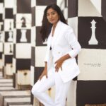 Deepika Venkatachalam Instagram - Ft. THE TALK OF THE TOWN, ♟Napier Bridge! Trust me when I first read about the space being painted like a chess board as a tribute to the chess olympiad, it quite didn't make me turn around much. But when I got a chance to pass by Napier Bridge I was mind-blown. The next hour I got a call from my favourite stylist @indu_ig and she told me we should do a shoot there. Tada!! 😍 Felt like It all fell in place. @indu_ig akka and her team took the effort to bring the best. She personally handpicked this white pencil pants and the white blazer to sync well and I was for it. 🖤 In her words this was the look of "A Sassy Woman" who could possibly slay like she owns it all!! Doesn't everyone want to be one ? ♟🤍 . Perfectly complimented outfits from @studio24_bespoke fit me like a glove. Truly honestly wondering for ways I can restyle this to twin with nature and the atmosphere! . 📸 @bhoopalm_official TEAM : @deepz_beautyjourney @deepika_hairstyles Outfit @studio24_bespoke Accessories @adorebypriyanka Assisted by @_.nevedhitha._ . . #deepika #chennaiblogger #chessolympiad #napierbridge #chennaiinfluencer