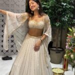 Dhanashree Verma Instagram - Petals and positivity 🌷🪷🌺 Outfit @kritikakatariaofficial Earrings @the_bling_girll Styled by @anshikaav Assisted by @bhatia_tanisha Decor: @fiorellaindia 🌷