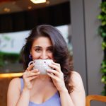 Dhvani Bhanushali Instagram - Trying to think of a caption while I sit here and sip some coffee hi 😌