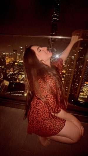 Diana Khan Instagram - until the stars fall from the sky,
until the rivers all run dry,
In other words, until I die.❤️‍🔥

#reels #explorepage #instagram #burjkhalifa #dubai #reelfeelit #baby