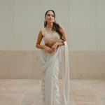 Diipa Khosla Instagram – So in love with this pearl sari by my dearest @siddartha_tytler that I wore for Day 1 of our Diwali Pop up 🤍 London, United Kingdom