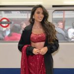 Diipa Khosla Instagram – Just a London Girl on her way to dinner in a sari 🇬🇧 
Who has visited our @indewild Diwali Pop-up in London already? 🤎